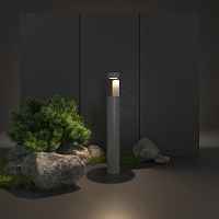 Светильник садово-парковый со светодиодами 1640 TECHNO LED Nimbus серый Elektrostandard 35126/F - цена и фото
