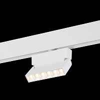 Магнитный трековый светильник белый LED 1*6W 3000K 532Lm Ra>80 36° IP20 L120xW22xH134 48V ST362.536.06