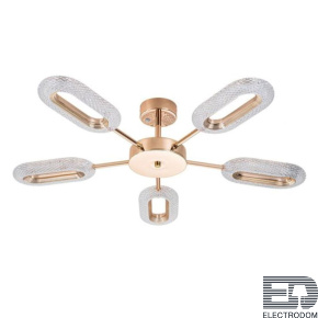 Потолочная светодиодная люстра Arte Lamp Ovale A2489PL-5GO - цена и фото