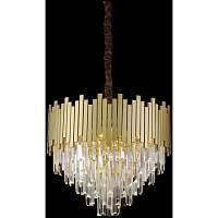 Хрустальная люстра Wertmark WE137.12.503 Calogera E14 40 Вт бронза матовая - цена и фото