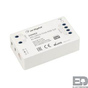 Диммер ARL-SIRIUS-TUYA-RGB-SUF (12-24V, 3x5A, 2.4G) Arlight - цена и фото