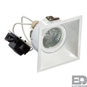 Светильник точечный встраиваемый декоративный под заменяемые галогенные или LED лампы Lightstar Domino 214506 - цена и фото