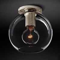 Потолочный светильник RH Utilitaire Globe Shade Flushmount Loft Concept 48.068