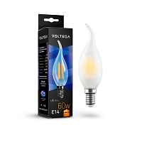 Лампа светодиодная филаментная Voltega E14 6W 2800К матовая VG10-CW2E14warm6W-F 7025 - цена и фото