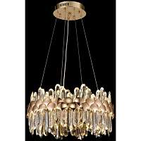 Подвесная люстра LED с пультом Wertmark WE104.01.303 DEBORA 85 Вт LED 3500K/6500K золото - цена и фото