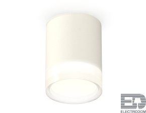 Комплект накладного светильника с акрилом XS6301064 SWH/FR/CL белый песок/белый матовый/прозрачный MR16 GU5.3 (C6301, N6241) - цена и фото