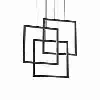 Подвесной светильник Ideal Lux FRAME SP QUADRATO NERO 269375 - цена и фото