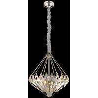 Подвесная люстра Wertmark WE146.08.203 Leoncia E14 40 Вт никель, прозрачный - цена и фото