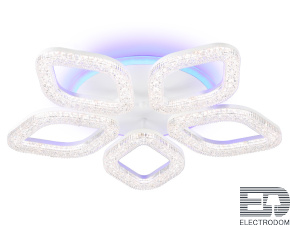 Потолочный светодиодный светильник с RGB подсветкой и пультом<br /FA3925/5 WH белый 100W (ПДУ РАДИО 2.4G) - цена и фото