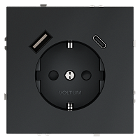 Розетка с USB, A+C Voltum S70 VLS040507 Розетка с USB, A+C Voltum S70 VLS040507