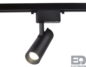 Трековый однофазный светодиодный светильник GL5858 BK черный LED 10W 4200K 24° - цена и фото