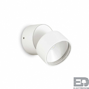 Уличный настенный светильник Ideal Lux OMEGA AP ROUND BIANCO 3000K 285474 - цена и фото