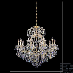 Подвесная люстра Crystal Lux ISABEL ISABEL SP11 GOLD/TRANSPARENT - цена и фото