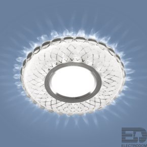Встраиваемый светильник Elektrostandard 2244 MR16 SL/WH зеркальный/белый - цена и фото