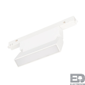 Светильник магнитный трековый MAG-ORIENT-FLAT-FOLD-S195-6W Warm3000 (WH, 80 deg, 48V, DALI) (Arlight, IP20 Металл, 3 года)