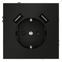 Розетка с USB, А+А Voltum S70 VLS040408 Розетка с USB, А+А Voltum S70 VLS040408