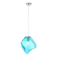 Подвесной светильник Crystal Lux NUESTRO SP1 CHROME/BLUE - цена и фото