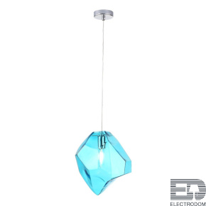 Подвесной светильник Crystal Lux NUESTRO SP1 CHROME/BLUE - цена и фото