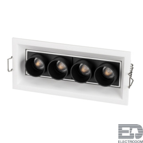 Светильник MS-ORIENT-BUILT-TURN-TC-S67x150-10W Day4000 (WH-BK, 30 deg, 230V) Arlight - цена и фото