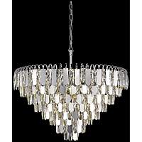 Хрустальная люстра Wertmark WE105.22.103 Crescentia E14 40 Вт хром, прозрачный - цена и фото