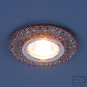Встраиваемый точечный светильник со светодиодной подсветкой Elektrostandart 2180 MR16 SB дымчатый - цена и фото