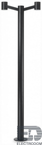 Садово-парковый светильник Ideal Lux Clio MPT2 Nero 249520 - цена и фото