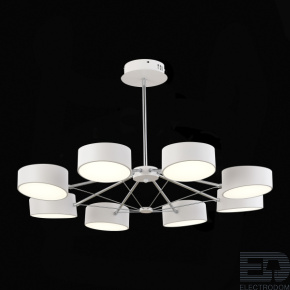 EVOLUCE SLE6005-502-08 Светильник потолочный Белый, Хром/Белый LED 8*10W - цена и фото