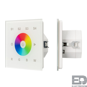 Сенсорная панель DALI-901-11-1G-4SC-RGBW-DT8-IN White (BUS/230V) (IARL, IP20 Пластик, 3 года) INTELLIGENT ARLIGHT - цена и фото