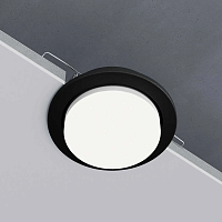 Встраиваемый светильник Elektrostandard 1035 GX53 WH черный a069360 - цена и фото