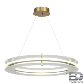 SL6245.203.01 Светильник подвесной ST-Luce золотистый/Прозрачный LED 1*40W 4000K - цена и фото