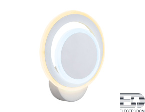 Настенный светодиодный светильник с выключателем FA560 WH/S белый/песок LED 3000K/6400K 24W 200*200*60 - цена и фото