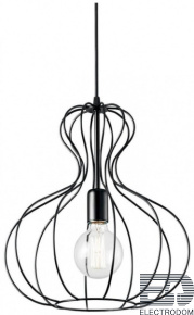 Подвесной светильник Ideal Lux Ampolla-1 SP1 Nero 148502 - цена и фото