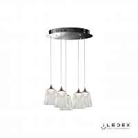 Подвесной светильник iLedex Flora WD8007-5 Хром - цена и фото