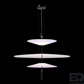 ST LUCE SL6101.423.01 Люстра подвесная ST-Luce Черный/Белый LED 1*15W 3000K - цена и фото