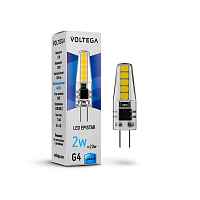 Лампа светодиодная Voltega G4 2W 4000K прозрачная VG9-K1G4cold2W 7145 - цена и фото