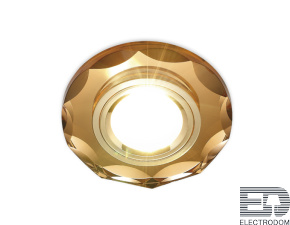 Встраиваемый потолочный точечный светильник 800 BR коричневый MR16 D90 mm - цена и фото