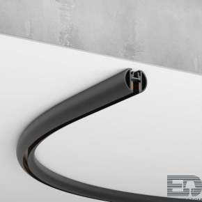 Mini Magnetic Шинопровод накладной Round черный Ø900 мм Elektrostandard 85167/00 - цена и фото