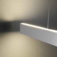 Elektrostandard Линейный светодиодный подвесной двусторонний светильник 103см 32Вт 3000К матовое серебро (LSG-01-2-8*103-32-3000-MS) - цена и фото
