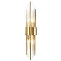 Настенный светильник Crystal Lux Atento AP2 Brass/Transparente - цена и фото