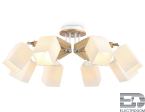 Потолочная люстра TR9522/8 WH/GD/FR Ambrella light - цена и фото