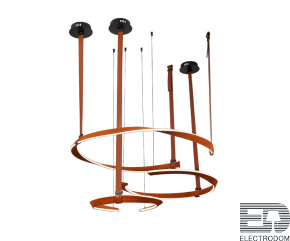 Kink Light 07656-3A,04 Подвес Маджена коричневый d89+63+43 h110 Led 55W+35W+25W (4000K) - цена и фото