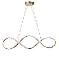 Подвесной светодиодный светильник Escada Knot 10236/1LED Gold - цена и фото