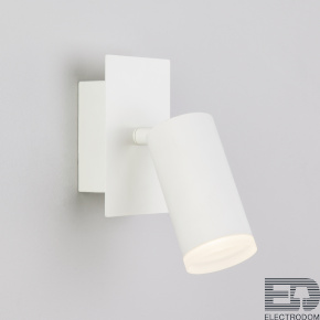 Настенный светодиодный светильник с поворотным плафоном Eurosvet Holly 20067/1 LED белый (00000085111) - цена и фото