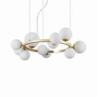 Люстра Ideal Lux PERLAGE SP11 OTTONE SATINATO 283807 - цена и фото Люстра Ideal Lux PERLAGE SP11 OTTONE SATINATO 283807 - цена и фото