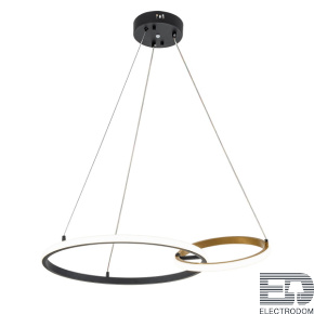 Подвесной светодиодный светильник Escada Relation 10230/2LED Black/Gold - цена и фото