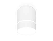 Накладной светодиодный точечный светильник TN255 WH/S белый/песок LED 4200K 7W D80*110 - цена и фото