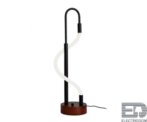 Kink Light 08040-T,19 Настольная лампа димм. Далия черный 6W - цена и фото