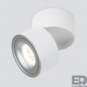 Светильник светодиодный стационарный 3100 белый/матовый серебро Elektrostandard DLR031 15W 4200K - цена и фото