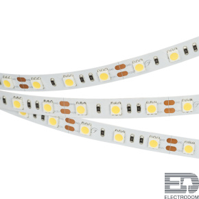 Светодиодная лента RT-B60-10mm 12V Warm2700 (14.4 W/m, IP20, 5060, 5m) (Arlight, 14.4 Вт/м, IP20) - цена и фото