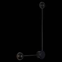 Светильник настенный ST-Luce Черный/Черный LED 2*4W 4000K SL6003.401.02 - цена и фото
